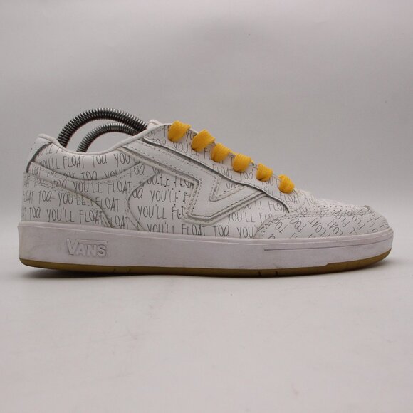 VANS House of Terror IT Shoes Men's 8.5 Women's 10 Pennywise White Sneakers - Picture 1 of 10